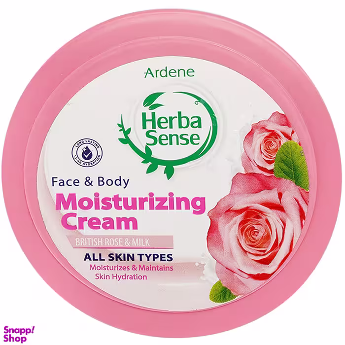 کرم مرطوب کننده هرباسنس آردن (Ardene) مدل British Rose & Milk حجم 150 میلی لیتر