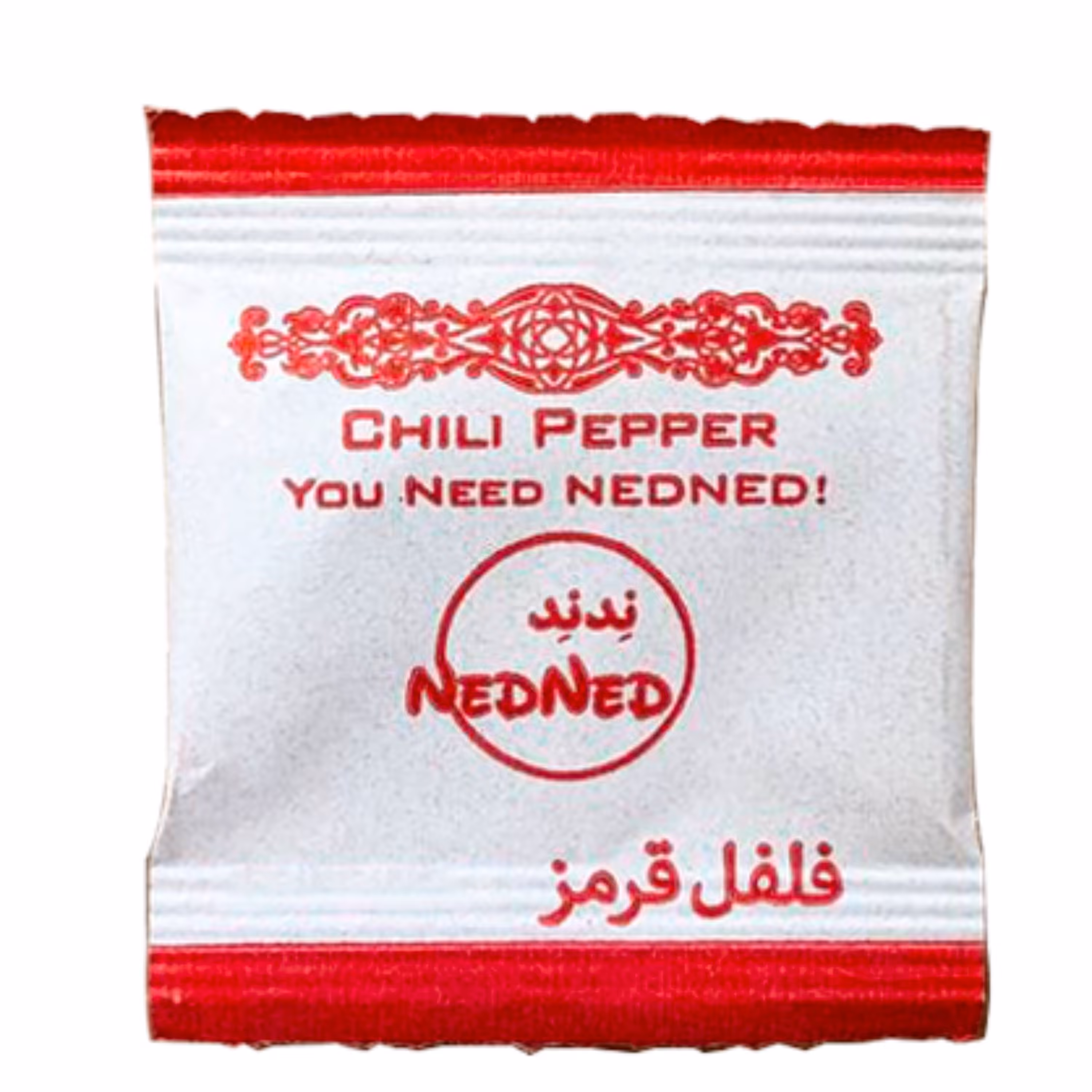 فلفل قرمز تکنفره ندند - 1 گرم بسته 100 عددی