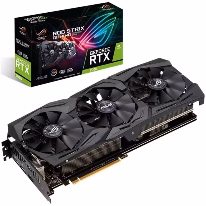 کارت گرافیک ایسوس مدل راگ استریکس آر تی ایکس 2060 گیمینگ با حافظه 6 گیگابایت