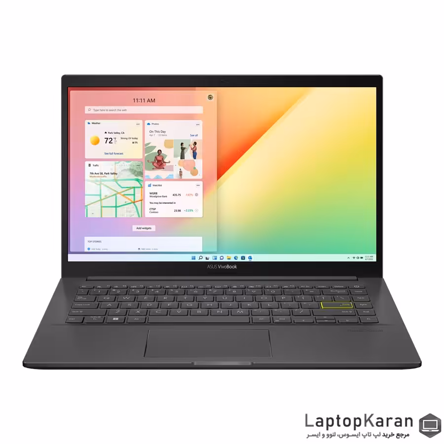 لپ تاپ ایسوس مدل K413EQ پردازنده i5(1135G7) رم 8GB حافظه 512GB SSD گرافیک 2GB MX350 - لپتاپ کاران