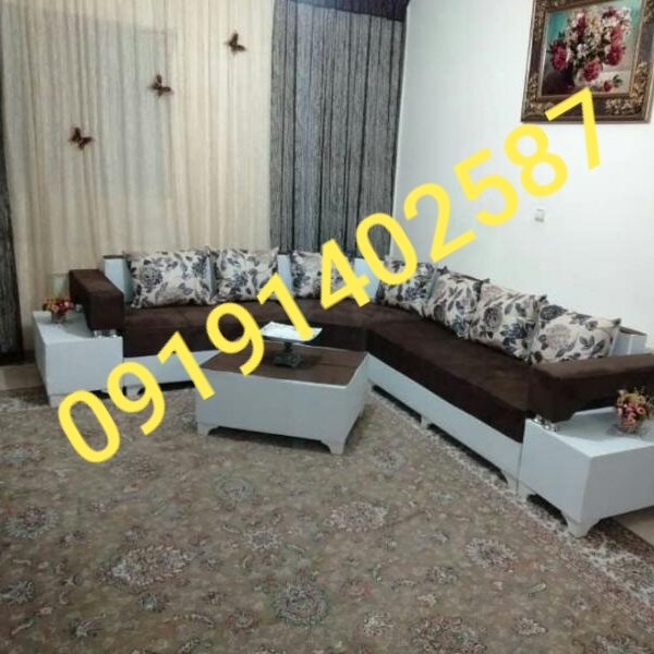 مبلمان ال دسته دوبل 7نفره افرا
