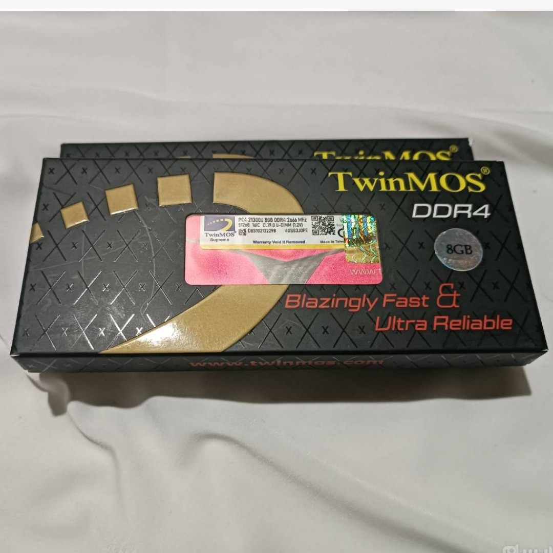   رم کامپیوتر تویین موس 8  گیگ Ram 8G twinmos DDR42666