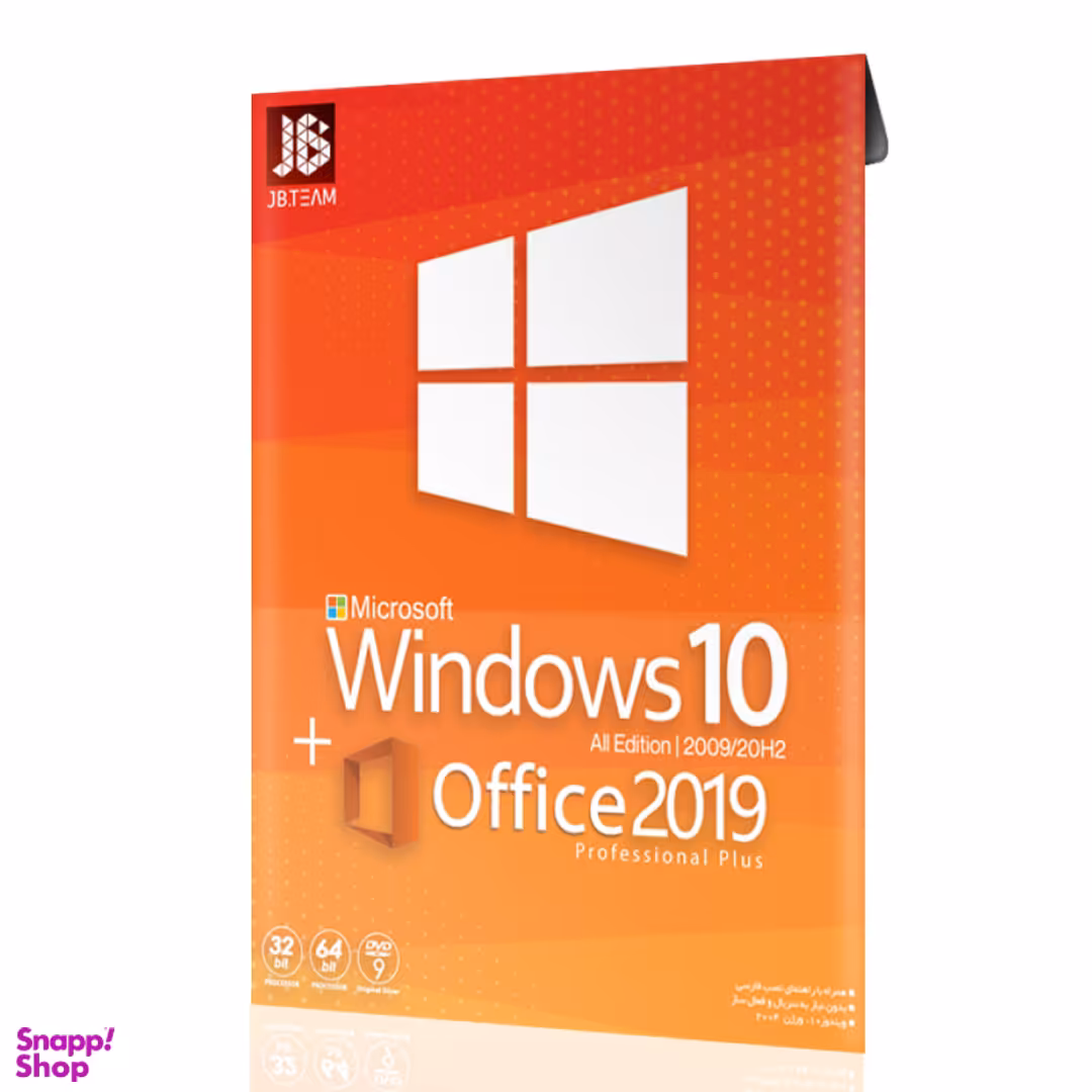 سيستم عامل ويندوز 10 به همراه Office 2021 نشر جی بی تیم
