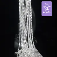 زنجیر نقره مردانه ترک کد 376 وزن 11 الی 11 و نیم گرم طول 65 سانت مدل کارتیه عیار 925 نقره خارجی و کار وارداتی
