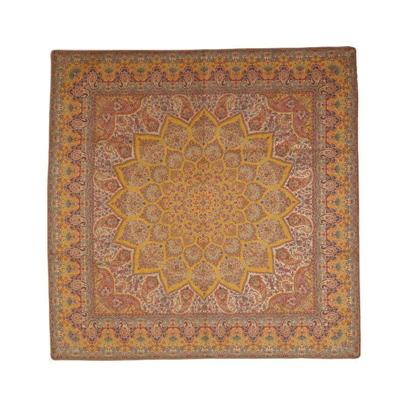 رومیزی ترمه ابریشم 1در1 رضایی طرح نیایش