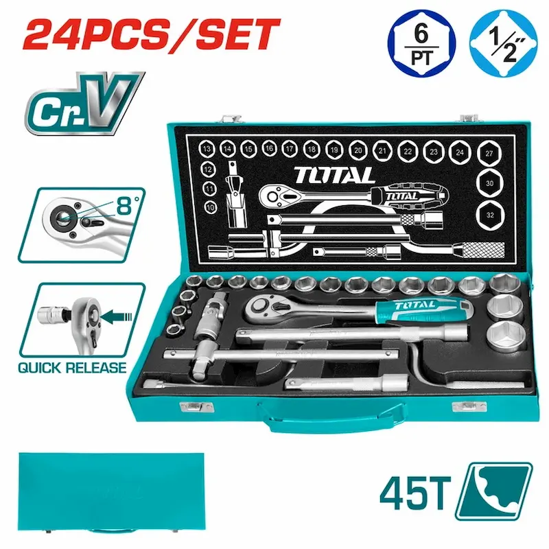 جعبه بکس 24 پارچه توتال مدل THT141253