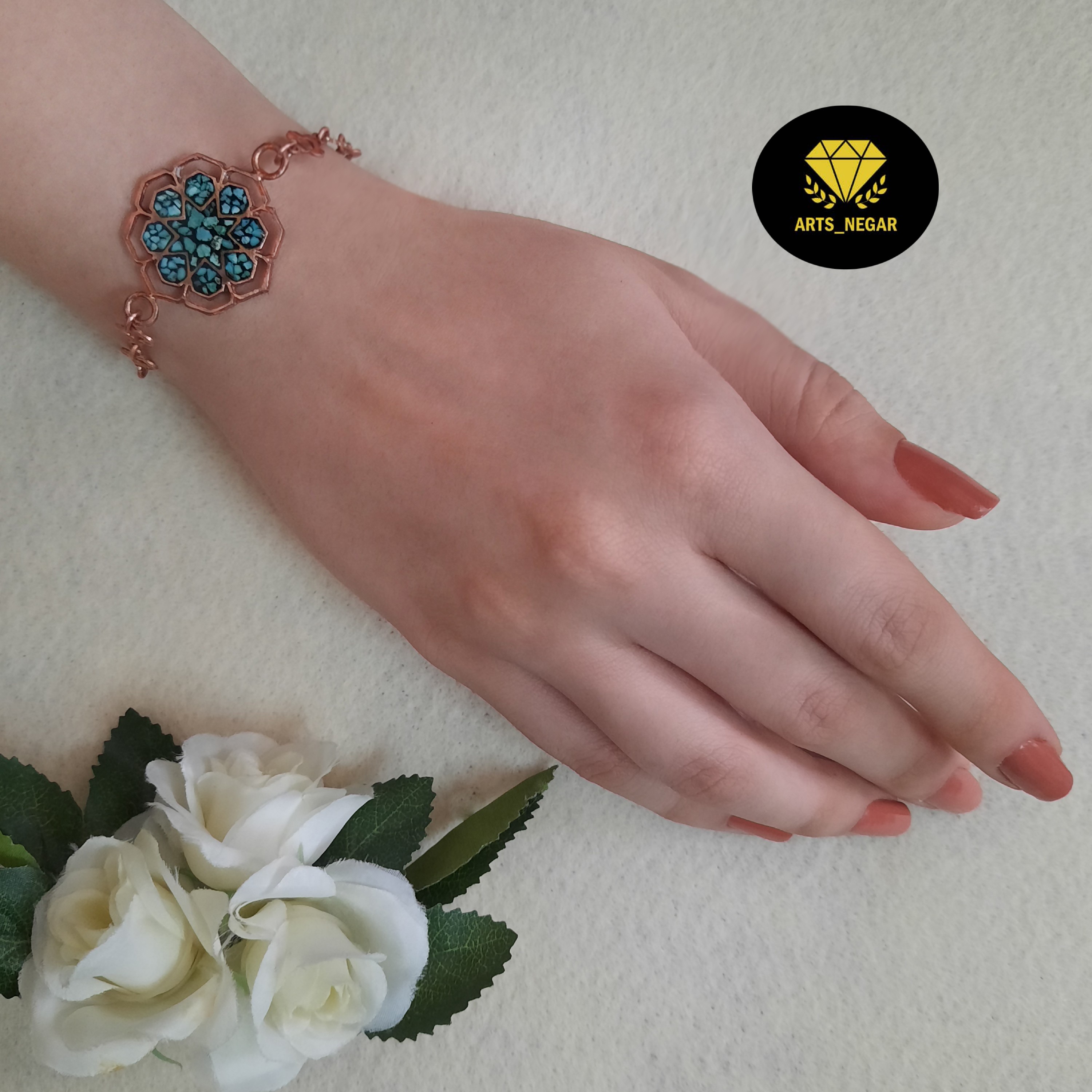دستبند فیروزه کوبی  