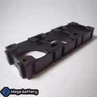 براکت پلاستیکی 3 تایی نگهدارنده باتری های لیتیوم یون 18650  (بسته چهار تایی)
