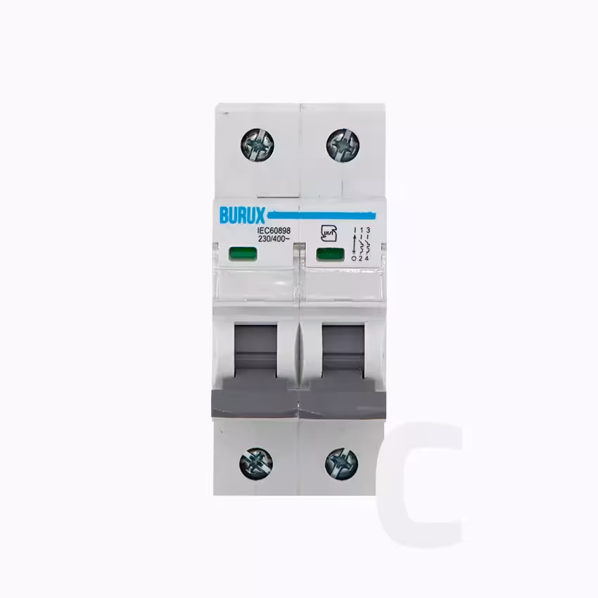 کلید مینیاتوری C دو پل 32A بروکس - فراز سیستم