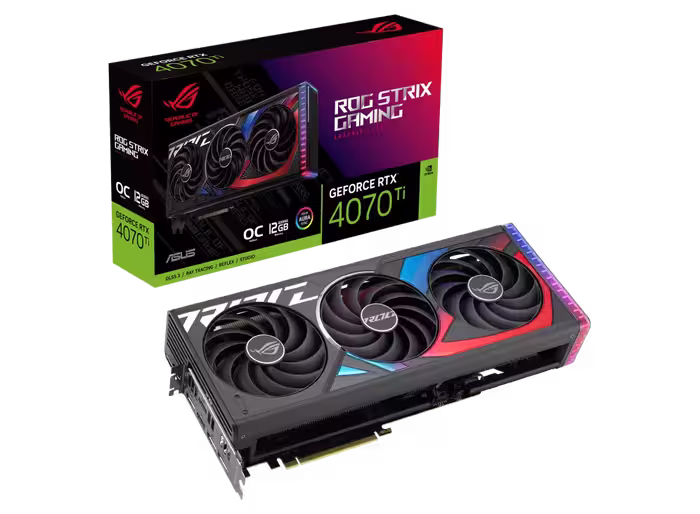 کارت گرافیک ایسوس مدل ROG Strix GeForce RTX 4070 Ti 12GB GDDR6X OC Edition