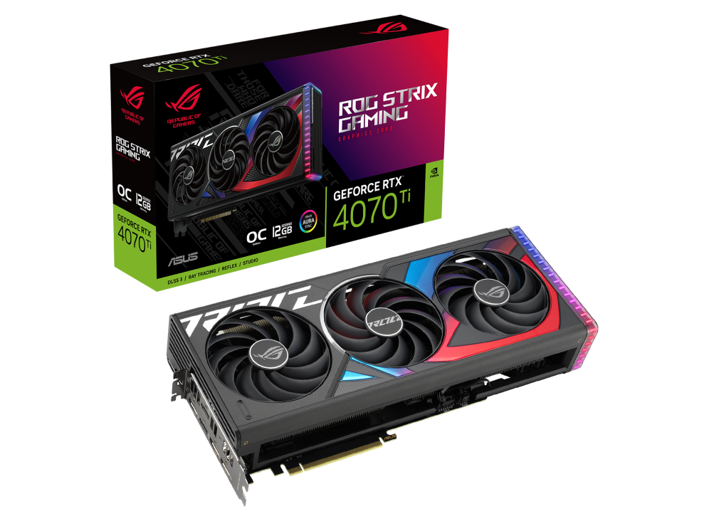 کارت گرافیک ایسوس مدل ROG Strix GeForce RTX 4070 Ti 12GB GDDR6X OC Edition