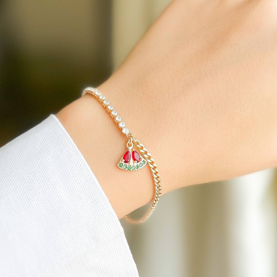 دستبند مارک Ysx  طرح طلا