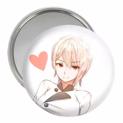 آینه جیبی خندالو مدل الیس انیمه جنگ غذاها Food Wars کد 16999