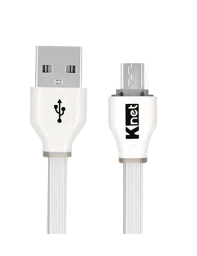 کابل  Micro USB Cable Flat Striped  کی نت K-UC558 به طول 2  متر