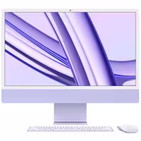 آی‎ مک 24 اینچ M3 پردازنده 8core - 10core حافظه رم 8 گیگابایت ظرفیت 256 گیگابایت SSD بنفش MQRV3 - Hiapple.ir