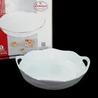تابه گرد دسته دار لب طلا چینی لمون سایز کوچک 
