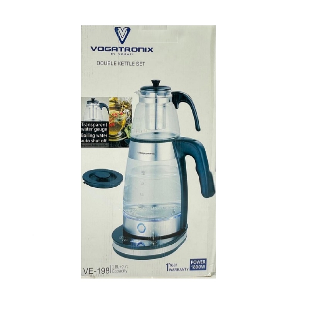 چای ساز وگاتی با پنل دیجیتالی مدل 198