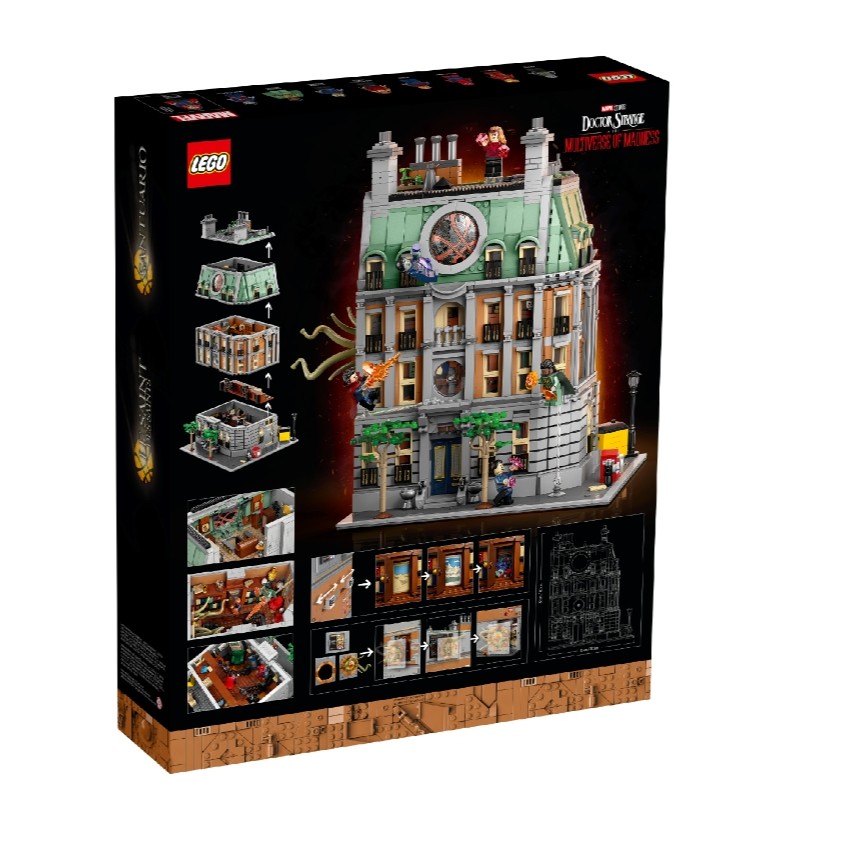 ست لگو سری مارول طرح پناهگاه سنکتروم کد 76218
Lego Marvel Sanctum Sanctorum 76218