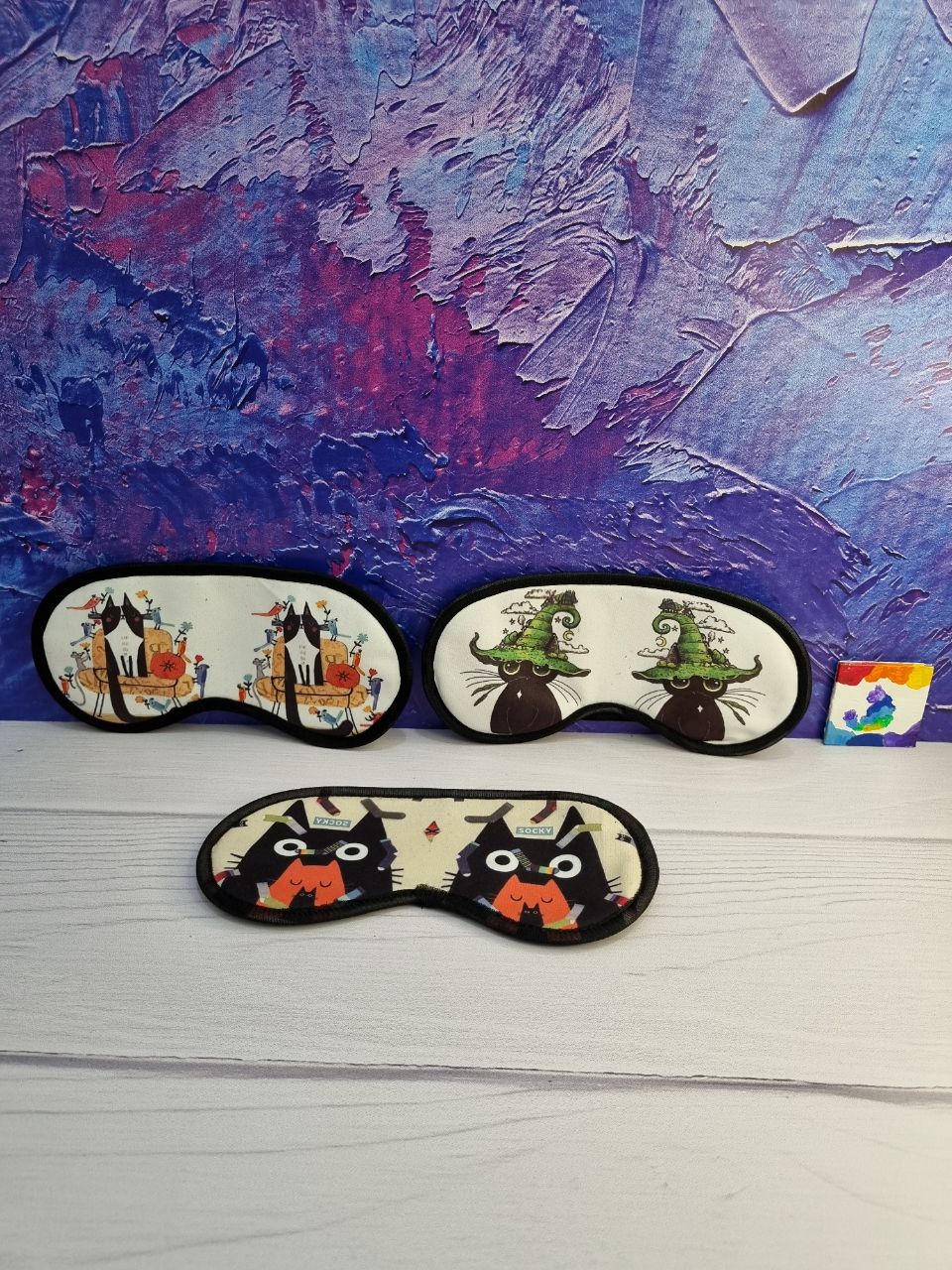 چشم بند خواب فانتزی طرح گربه فانتزی