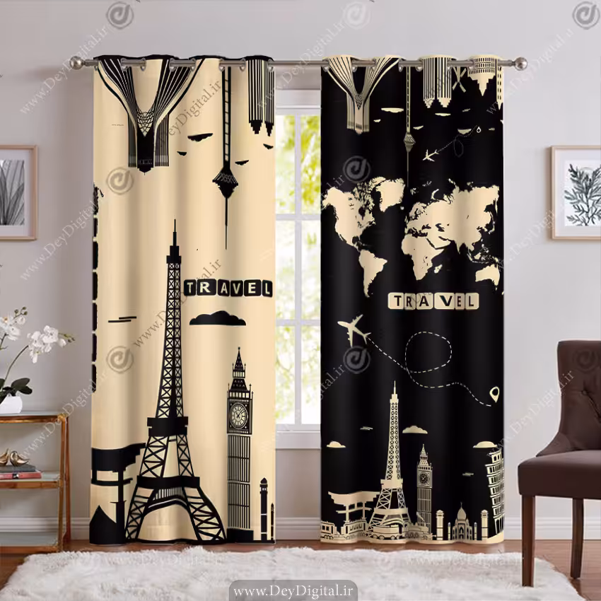 پرده طرح آژانس هواپیمایی PK-5779