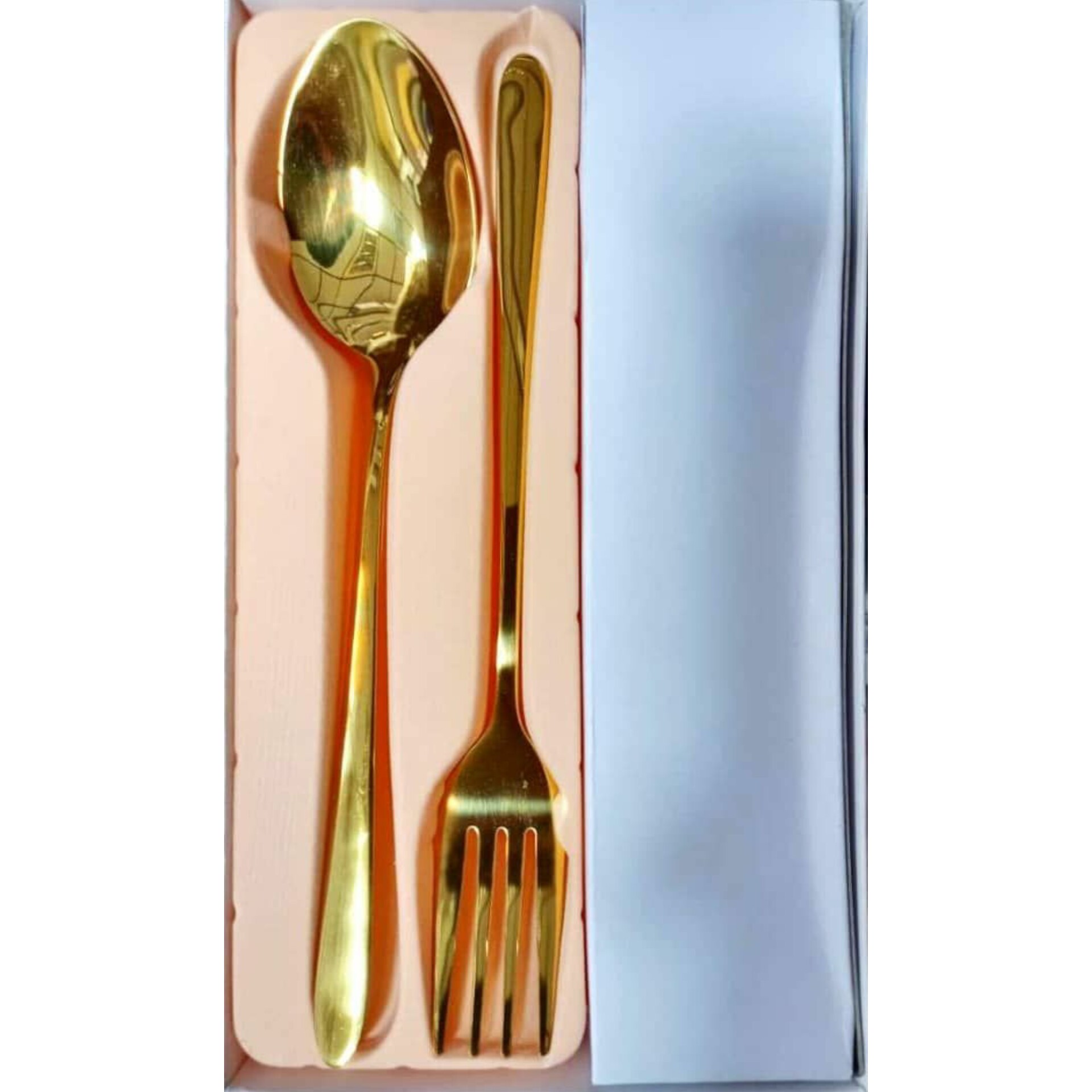 سرویس 12 پارچه قاشق چنگال یونیک طلایی در 5 طرح مختلف