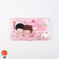 ست پرگار 7 تکه طرح دوستی رنگ صورتی آسدو Aosdu