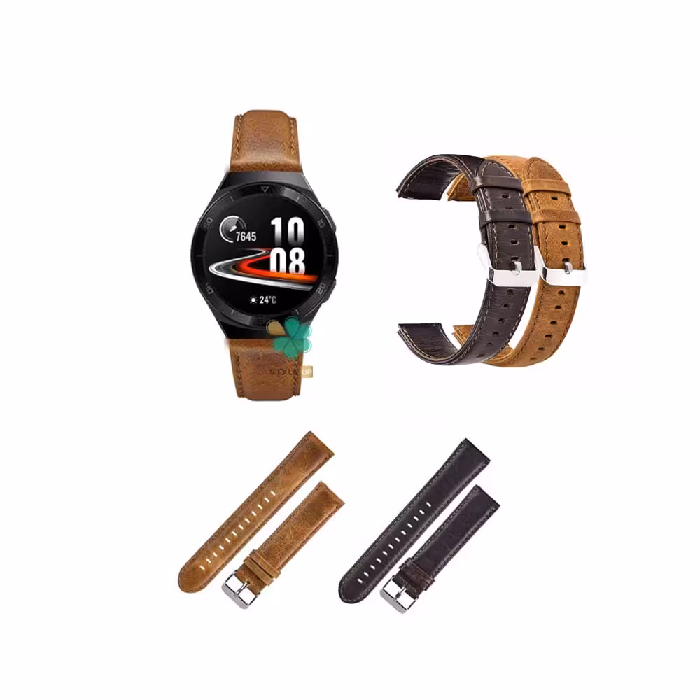 بند چرمی ساعت هواوی Huawei Watch GT 2e مدل Genuine Leather
