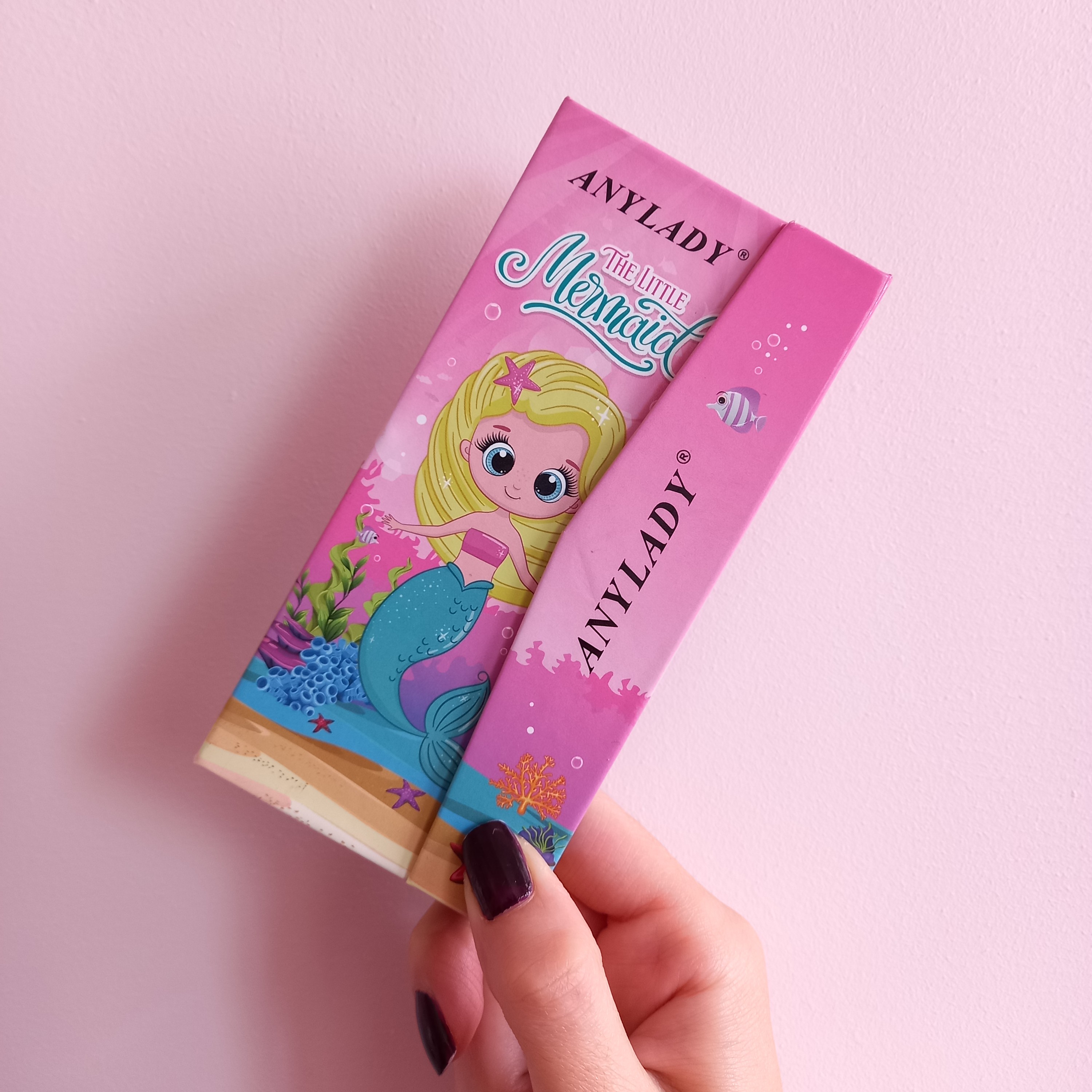 پالت کیفی چندکاره انی لیدی طرح پری دریایی زنگ صورتی 