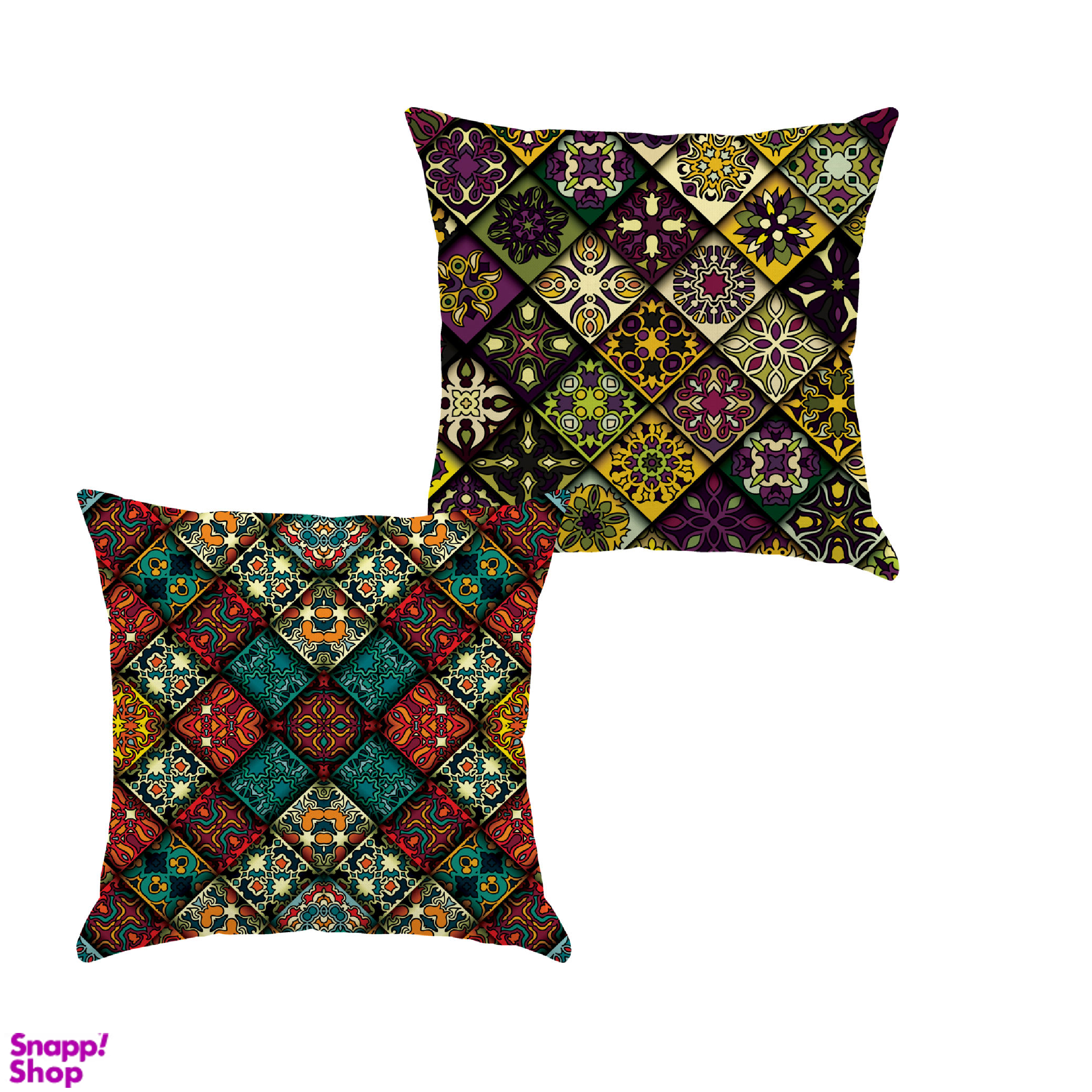 کوسن مدل S21-10077-78 مجموعه 2 عددی چند رنگ