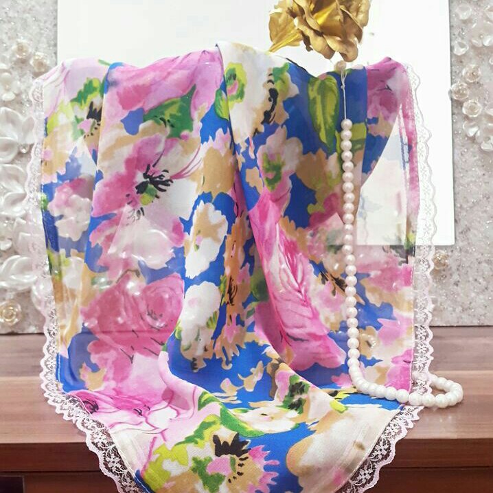 ست روسری حریر روسری مجلسی