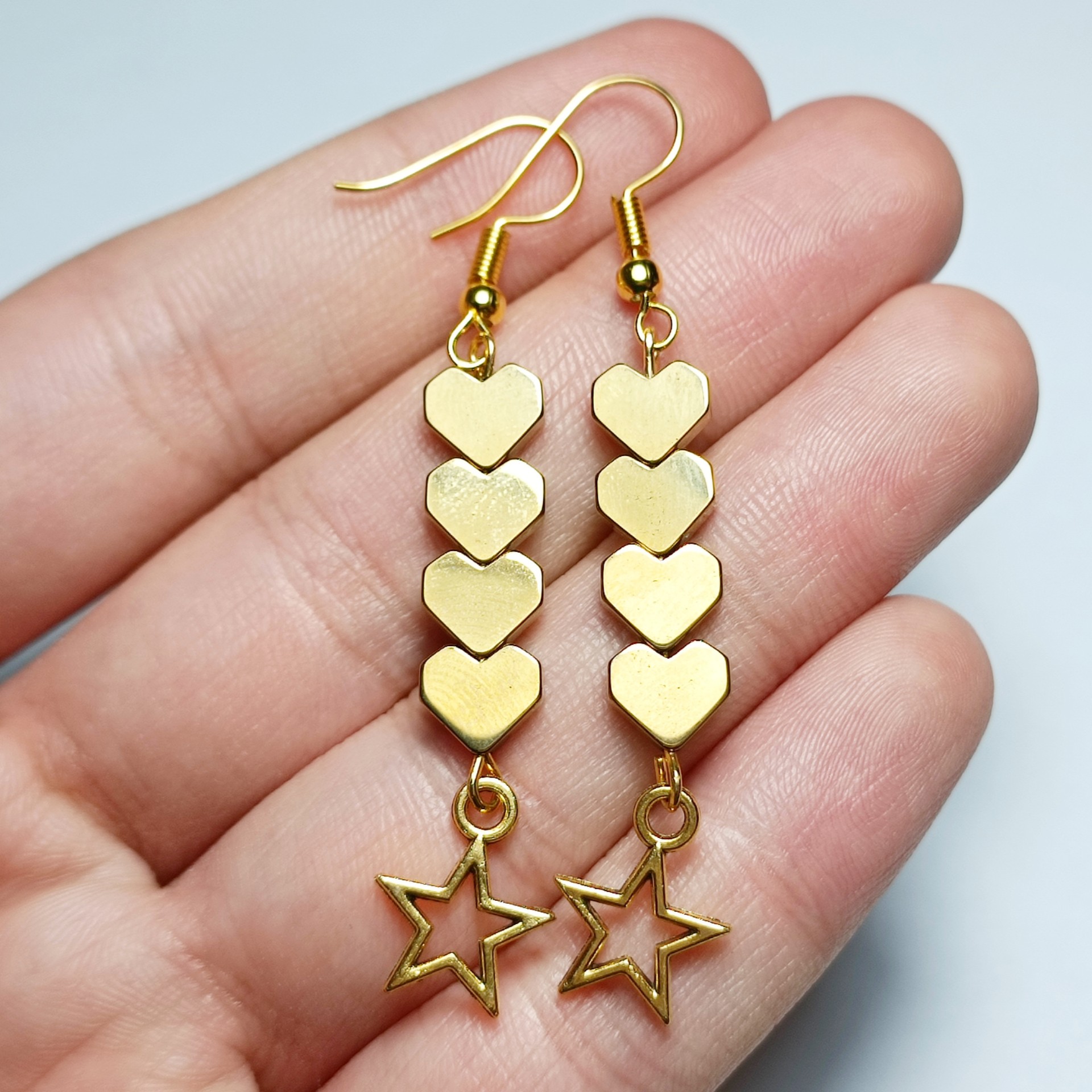 گوشواره حدید (طلایی)