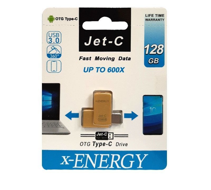 فلش مموری ایکس-انرژی مدل JET-C ظرفیت 128 گیگابایت