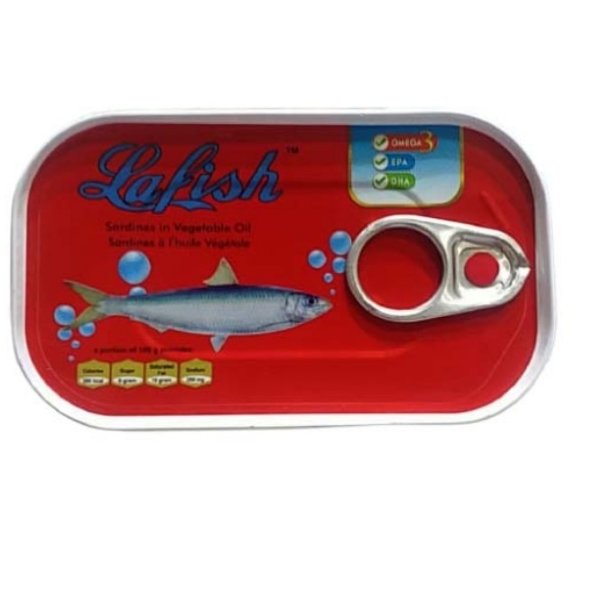 تن ماهی لافیش ساردین 125 گرم Lafish