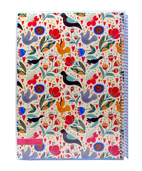 دفتر  عرش  80برگ حاشیه دار مجلد کد 152