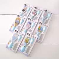 شانه و برس طرح دار نوزادی جغجغه ای فانتزی چیکو پسرانه