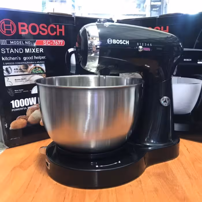 همزن کاسه دار حرفه ای 4 لیتری  بوش مدل BS-7677