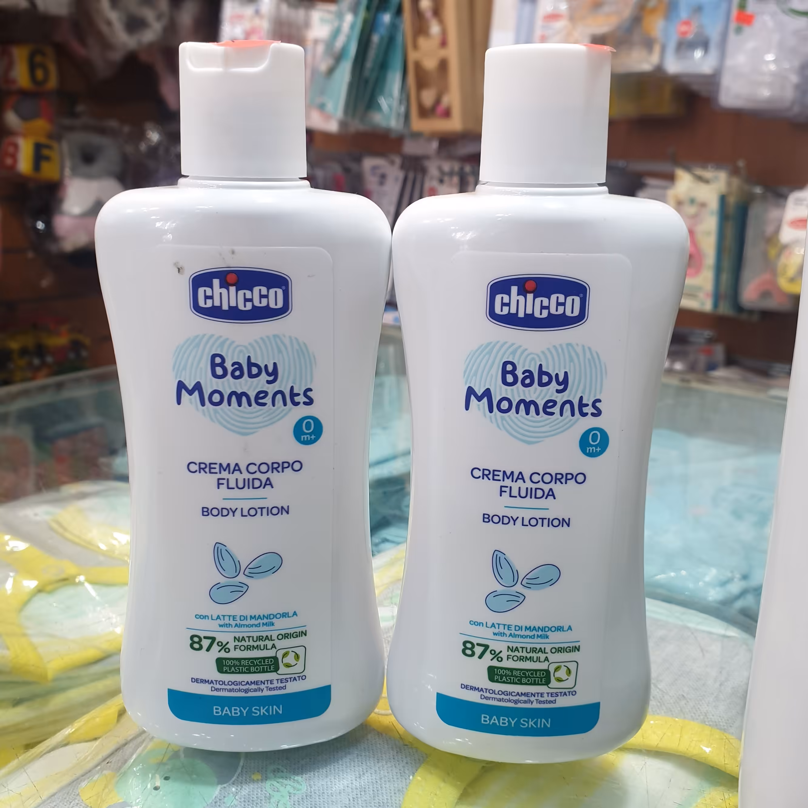 لوسیون بدن کودک چیکو حجم 200 میلی لیتر Chicco Baby Body Lotion ارگانیک 87درصد ایتالیا