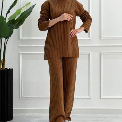 ست پلیور و شلوار بافت