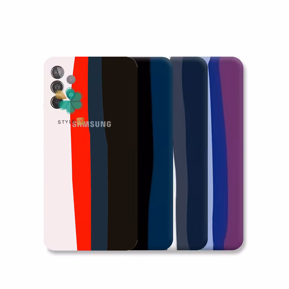 قاب سیلیکونی گوشی سامسونگ Samsung Galaxy A23 مدل رنگین کمان