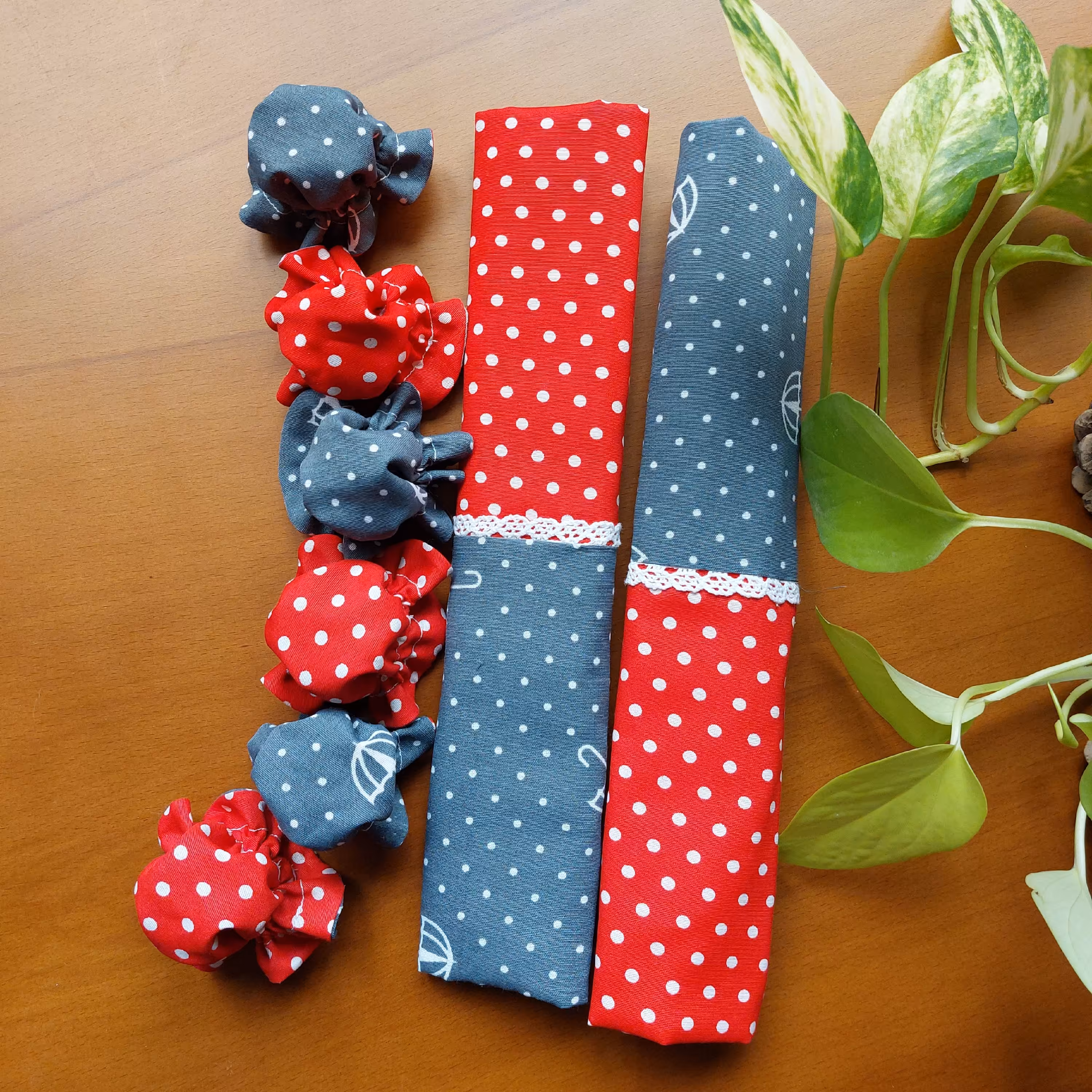 ست کاور دستگیره یخچال و روکش پیچک اجاق گاز دو رو 