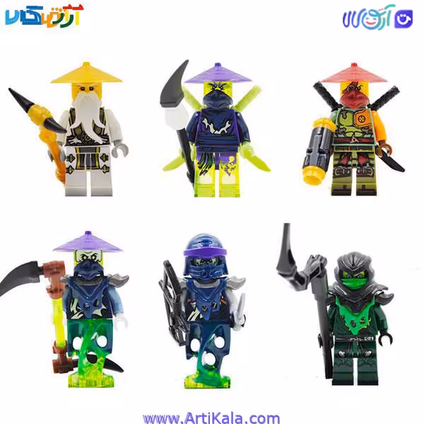 سری آدمک های لگویی نینجا مدل DECOOL 009