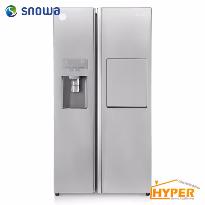 2320ssaیخچال فریزر ساید بای ساید اسنوا SN8-2320SS استیل
