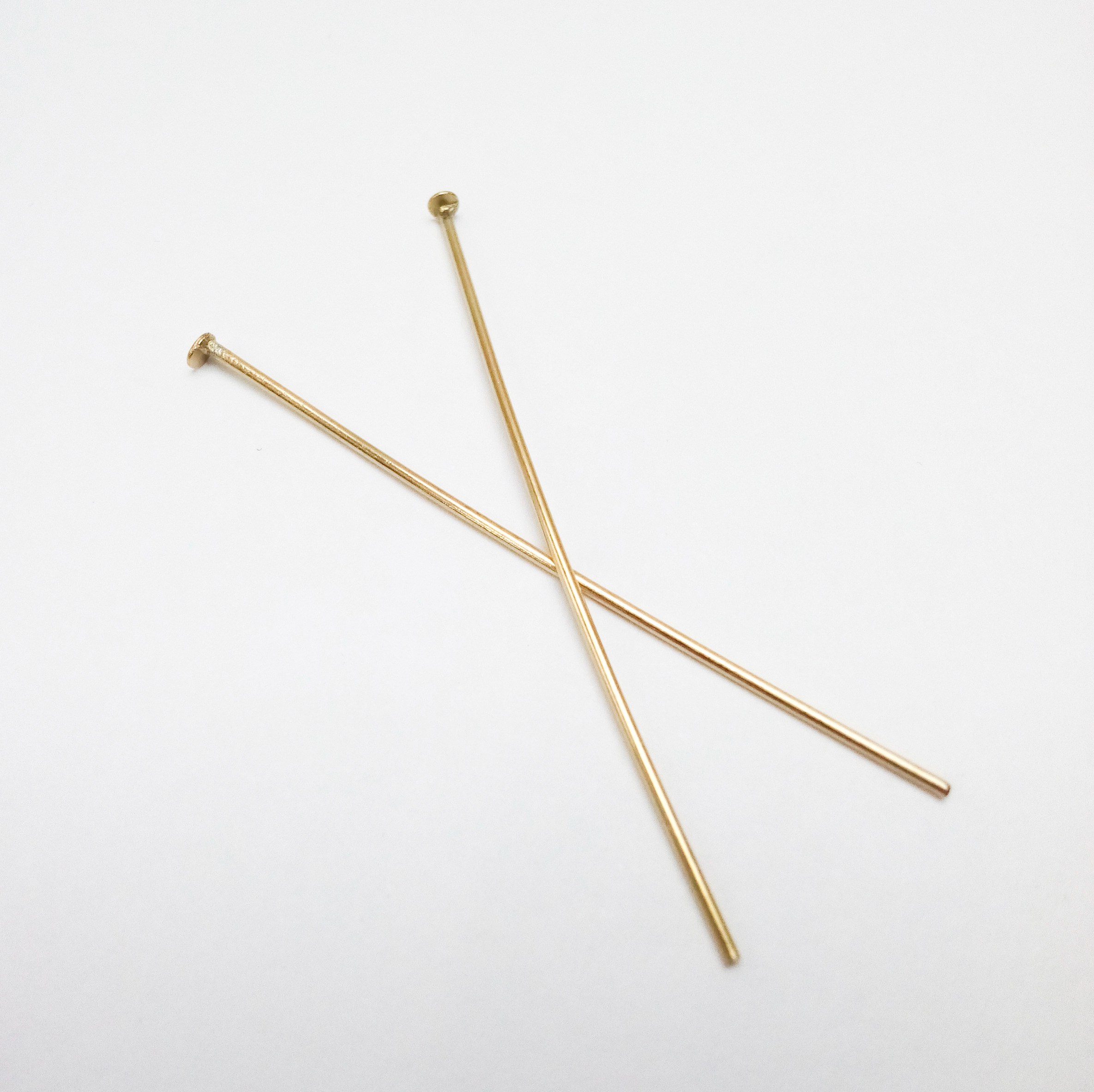 میخ استیل طلایی ته صاف (بسته 5 عددی)