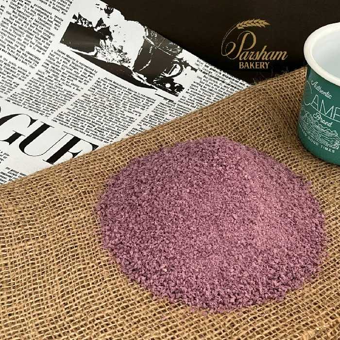 پودر سوخاری رنگی پرشام-رنگ بنفش- 500 گرم 