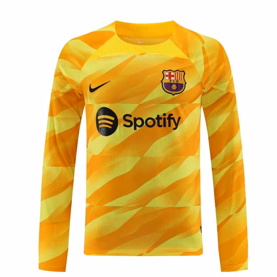 ست دروازه بانی بارسلونا 2024-2023 زرد