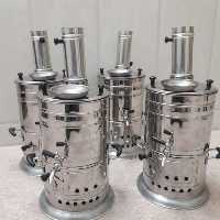 سماورزغالی استیل 8لیتری آتشی