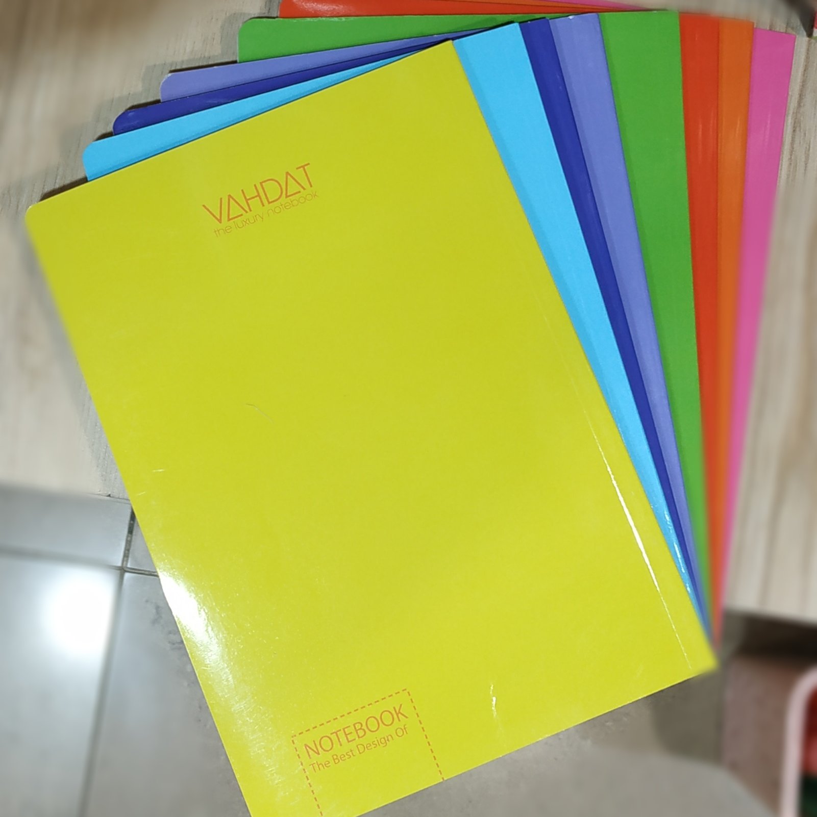 3 عدد دفتر خط دار 50 برگ فانتزی وحدت « لوازم تحریر مدرسه و دانشگاه »