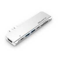 هاب 6 پورت USB-C لنشن مدل CB-TP-CS64THCR-SIL