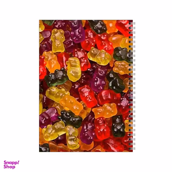 دفتر مشق 80 برگ بامبیلیپ طرح پاستیل خرسی کد 6506060