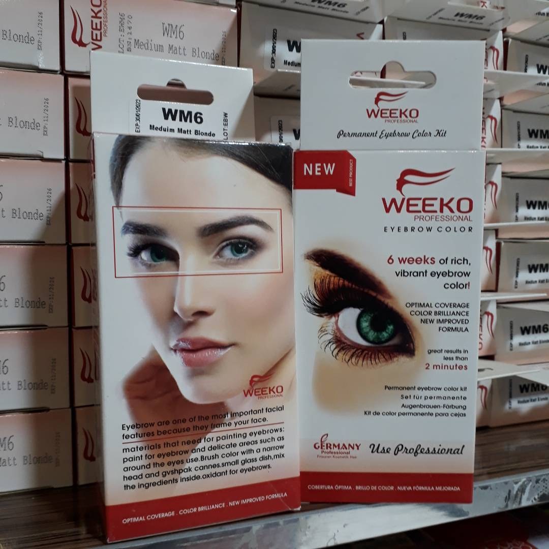 رنگ ابرو ویکو شماره WA9 رنگ بلوند دودی پلاتینه